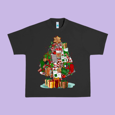 Nurse Christmas Tree Urban Heavy Tee Designed By Fadigitalartstudio