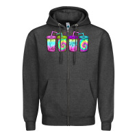 Loaded Tea Coffee Zipper Hoodie | Teevron