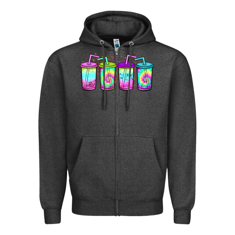 Loaded Tea Coffee Zipper Hoodie by JahusDesignShop | Teevron