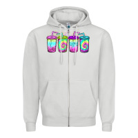 Dove Grey loaded tea coffee Zipper Hoodie - JahusDesignShop