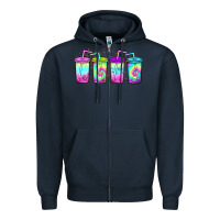 Navy loaded tea coffee Zipper Hoodie - JahusDesignShop