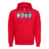 Red loaded tea coffee Zipper Hoodie - JahusDesignShop