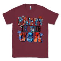 Burgundy Party in the usa 4th of july Classic Tee - CowGirlArtShop
