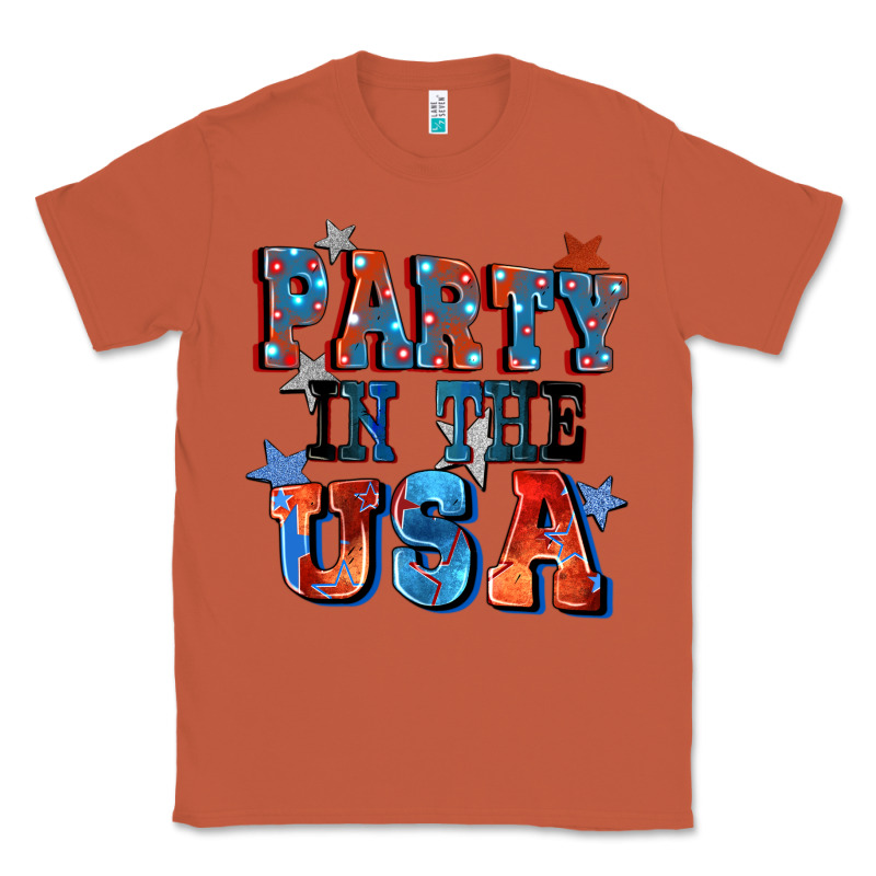 Party In The Usa 4th Of July Classic Tee by CowGirlArtShop | Teevron