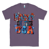 Lavender Party in the usa 4th of july Classic Tee - CowGirlArtShop