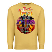 Antique Gold trick treat black Premium Sweatshirt - JahusDesignShop