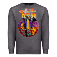 Charcoal Heather trick treat black Premium Sweatshirt - JahusDesignShop