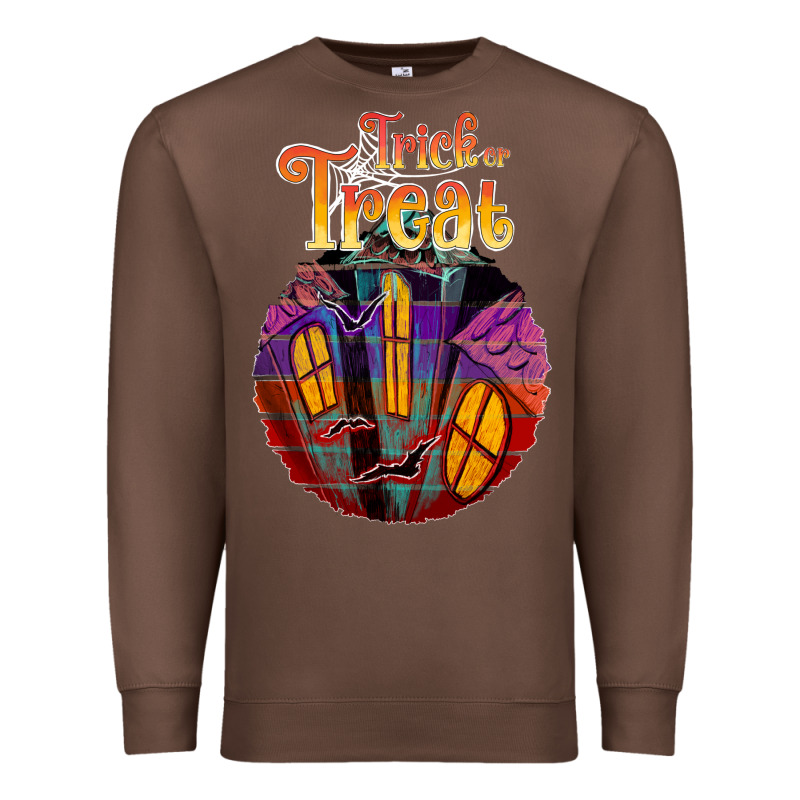 Trick Treat Black Premium Sweatshirt by JahusDesignShop | Teevron