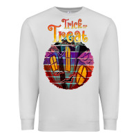 Dove Grey trick treat black Premium Sweatshirt - JahusDesignShop