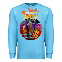 Ocean Blue trick treat black Premium Sweatshirt - JahusDesignShop