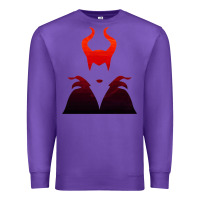 Purple maleficent Premium Sweatshirt - artisFamous
