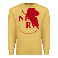 Antique Gold nerv  evangelion Premium Sweatshirt - artisFamous