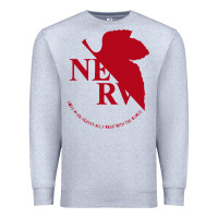 Heather Grey nerv  evangelion Premium Sweatshirt - artisFamous