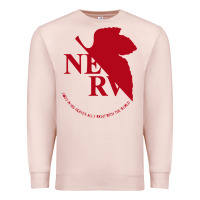 Pale Pink nerv  evangelion Premium Sweatshirt - artisFamous