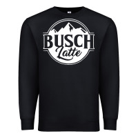 Black vintage busch light Premium Sweatshirt - artisFamous