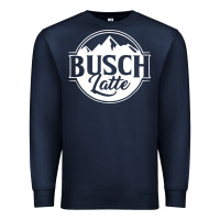 Navy vintage busch light Premium Sweatshirt - artisFamous