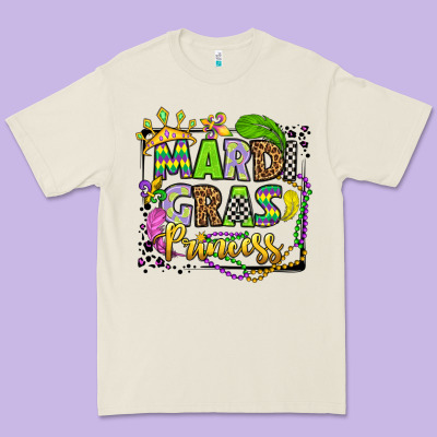 Mardi Gras Princess Premium Tee Designed By Oliviacreatesart
