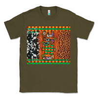 Army Green love autism awareness leopard cowhide Classic Tee - Artiststas