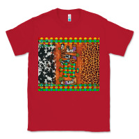 Red love autism awareness leopard cowhide Classic Tee - Artiststas