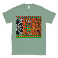 Sage love autism awareness leopard cowhide Classic Tee - Artiststas