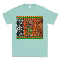Seafoam love autism awareness leopard cowhide Classic Tee - Artiststas