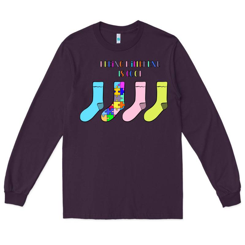 Titi Pretty Art Being Different Is Cool Long Sleeve Tee by CowhideDigitalArt | Teevron