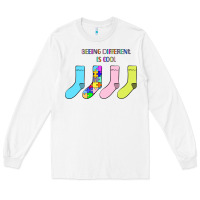 White Titi Pretty Art Being Different Is Cool Long Sleeve Tee - CowhideDigitalArt