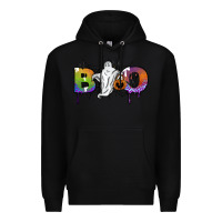 Black Boo Premium Hoodie - SublimationCraftShop