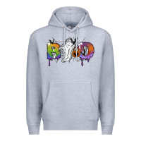 Heather Grey Boo Premium Hoodie - SublimationCraftShop