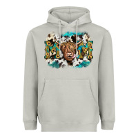 Moon Dust highland cow mom Heavyweight Hoodie - JahusDesignShop