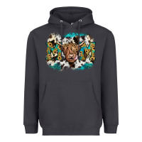 Smoke highland cow mom Heavyweight Hoodie - JahusDesignShop