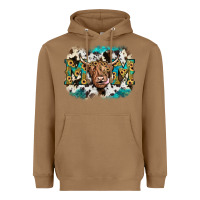 Toasted Coconut highland cow mom Heavyweight Hoodie - JahusDesignShop