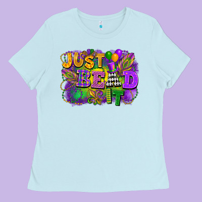 Just Bead It Ladies Tee Designed By Fadigitalartstudio
