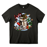 Asphalt ho ho ho snowman gnome Heavy Core Tee - CowGirlArtShop