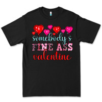 Black somebody's fine ass valentine Premium Tee - OliviaCreatesArt