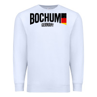 White Bochum Premium Sweatshirt - artisFamous