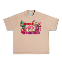 Burro Valentine's Day Teach Love Inspire Urban Heavy Tee - FaDigitalArtStudio