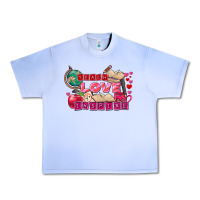 Grape Ice Valentine's Day Teach Love Inspire Urban Heavy Tee - FaDigitalArtStudio