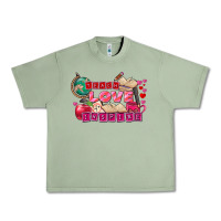 Oil Green Valentine's Day Teach Love Inspire Urban Heavy Tee - FaDigitalArtStudio