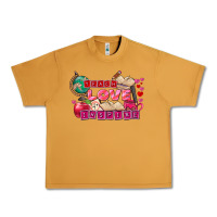 Peanut Butter Valentine's Day Teach Love Inspire Urban Heavy Tee - FaDigitalArtStudio
