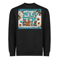 Black it’s a beautiful day to smile Heavyweight Sweatshirt - JahusDesignShop