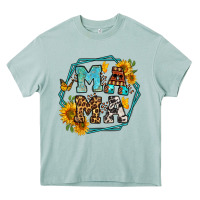 Arona sunflowers hexagon frame mama Heavy Core Tee - Jasminsmagicworld
