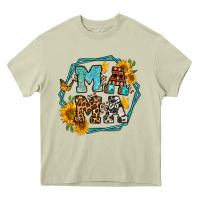Mossy sunflowers hexagon frame mama Heavy Core Tee - Jasminsmagicworld