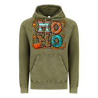 Vintage Olive Fall Autumn Leopard Momo Vintage Hoodie - LillyAllenDesigns