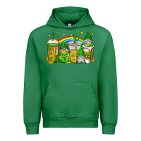 Emerald st patricks day gnomes coffee cups Urban Hoodie - Jasminsmagicworld