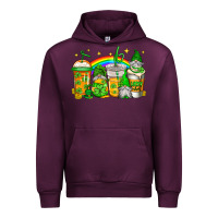 Mauve Wine st patricks day gnomes coffee cups Urban Hoodie - Jasminsmagicworld