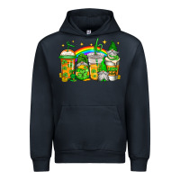 Navy st patricks day gnomes coffee cups Urban Hoodie - Jasminsmagicworld