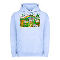 Pigment Grape Ice st patricks day gnomes coffee cups Urban Hoodie - Jasminsmagicworld