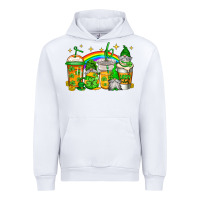 White st patricks day gnomes coffee cups Urban Hoodie - Jasminsmagicworld
