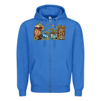 True Royal sunflower gemstone coffee Zipper Hoodie - JahusDesignShop